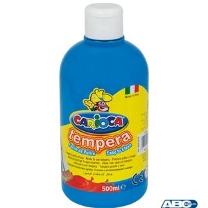 Farba tempera 500 ml, niebieska jasna CARIOCA 170-2360 / 170-2664