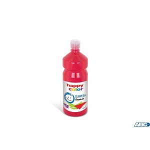 Farba tempera Premium 1000ml, ciemnoczerwony, Happy Color HA 3310 1000-26