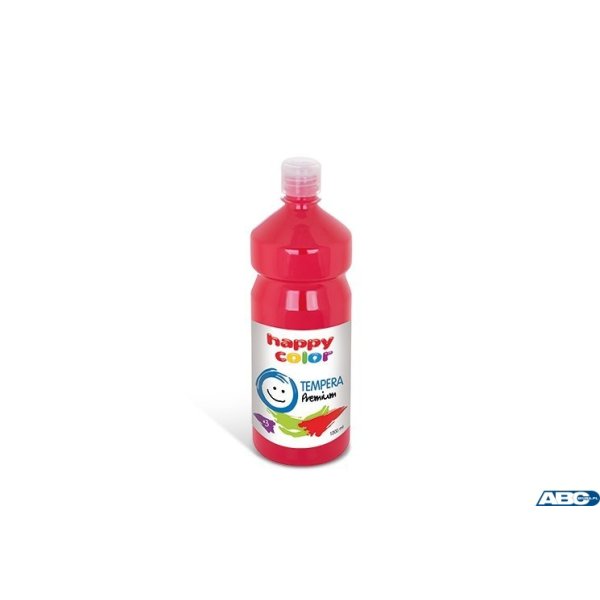 Farba tempera Premium 1000ml, ciemnoczerwony, Happy Color HA 3310 1000-26