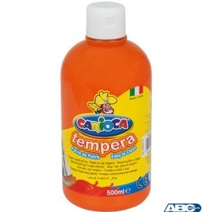 Farba tempera 500 ml, pomarańczowa CARIOCA 40427 / 11