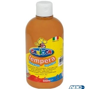 Farba tempera 500 ml, brązowa jasna CARIOCA 170-2356 (X)