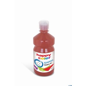 Farba tempera Premium 500ml, ciemnobrązowy, Happy Color HA 3310 0500-75