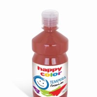 Farba tempera Premium 500ml, ciemnobrązowy, Happy Color HA 3310 0500-75