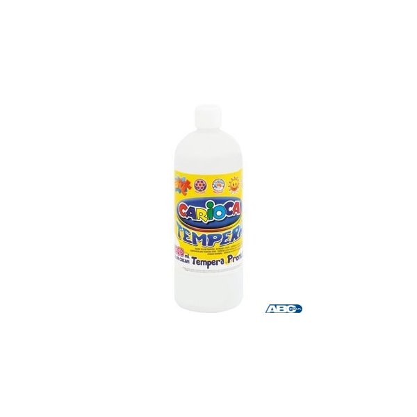 Farba tempera 1000 ml, biały CARIOCA 170-1440/170-2639