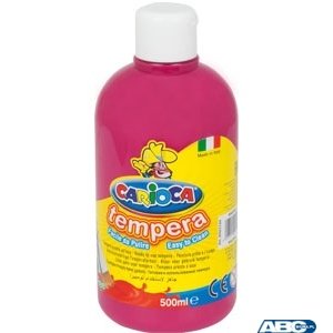 Farba tempera 500 ml, różowa ciemna CARIOCA 170-2357