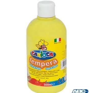 Farba tempera 500 ml, żółta cytrynowa CARIOCA 170-2367