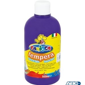 Farba tempera 500 ml, fioletowa CARIOCA 170-2276 / 170-2666