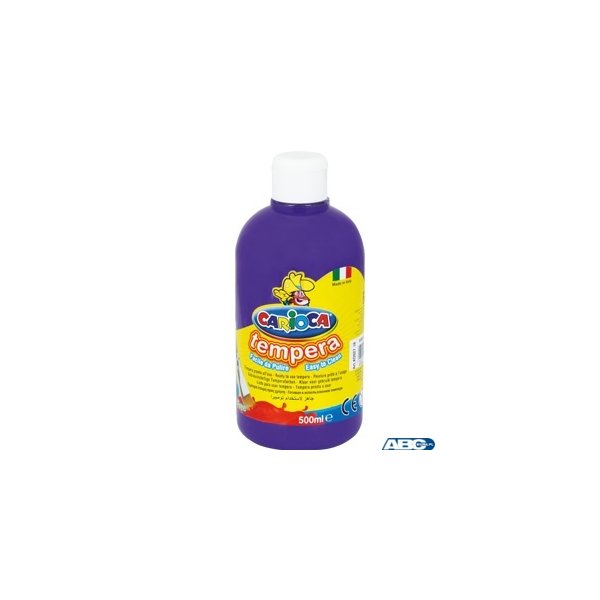 Farba tempera 500 ml, fioletowa CARIOCA 170-2276/170-2666