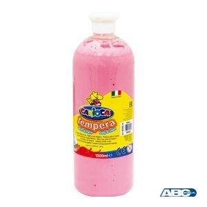 Farba tempera 1000 ml, różowa CARIOCA 170-2303 / 170-2661