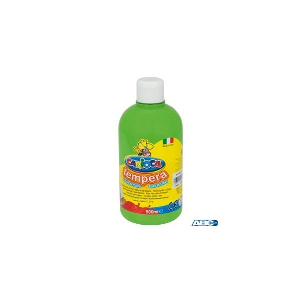 Farba tempera 500 ml, zielona jasna CARIOCA 170-2364
