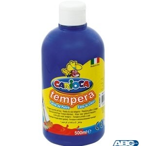Farba tempera 500 ml, granatowa CARIOCA 170-2277 / 170-2665