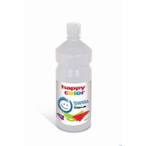 Farba tempera Premium 1000ml, biały, Happy Color  HA 3310 1000-0