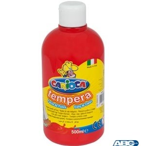 Farba tempera 500 ml, czerwona CARIOCA 170-2359 / 170-2650