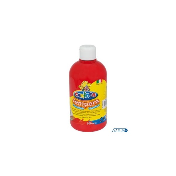 Farba tempera 500 ml, czerwona CARIOCA 170-2359/170-2650