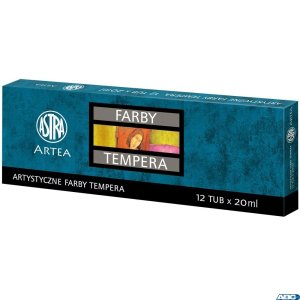 Farby tempera Astra 12 kolorów - 20 ml, 83414900