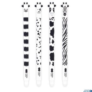 Długopis wymazywalny BLACK&WHITE, 0.5mm, niebieski,  Happy Color HA 4120 01BW-3