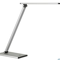 Lampka biurkowa UNILUX TERRA LED, metaliczny szary, dotykowy włącznik, 400077409