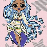 Malowanie po numerach IDEYKA, 30x40cm, L.O.L. Surprise! Fashion Missy, 1 szt., w pudełku