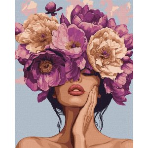 Malowanie po numerach IDEYKA, 40x50 cm, melodia kwiatów, 1 szt., w pudełku