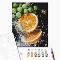 Malowanie po numerach BRUSHME, 40x50 cm, soczysta kombinacja, 1 szt., w pudełku