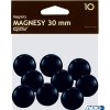 Magnes 30mm GRAND, czarny, 10 szt 130-1694