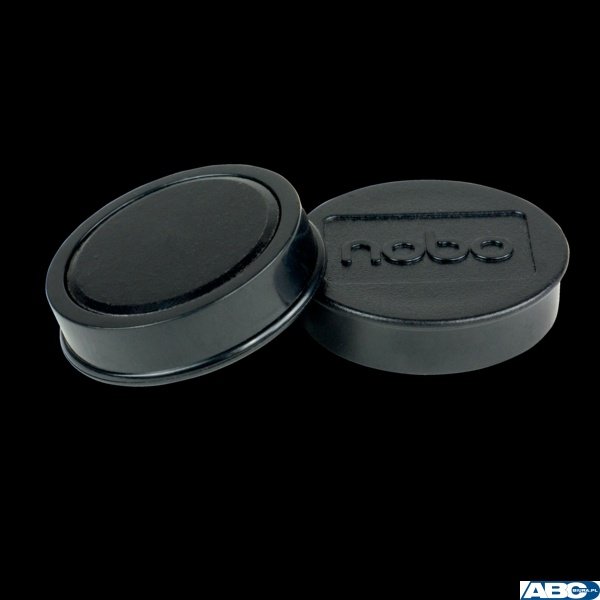 Magnesy do tablic 38 mm (2,5 kg), czarne, , 10 szt. Nobo 1915312