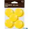 Magnes 40mm GRAND, żółty, 10 szt 130-1704