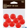 Magnes 30mm GRAND, czerwony, 10 szt 130-1695