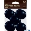 Magnes 40mm GRAND, czarny, 10 szt 130-1700