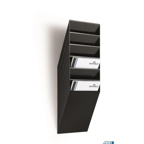 Pojemnik FLEXIBOXX A4 6 pion. czarny 1709760060 DURABLE
