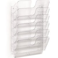 FLEXIPLUS A4 6  poziomych pojemników na dokumenty, przezroczyste 1700014401 DURABLE