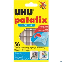 Masa samoprzylepna bezbarwna 56 porcji UHU PATAFIX INVISIBLE U37155