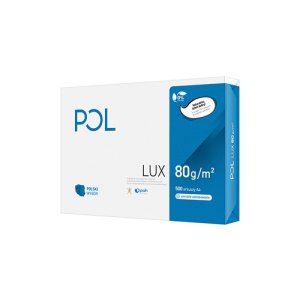 Papier ksero POL LUX, A4, klasa B, 161CIE, 80gsm, 500ark.