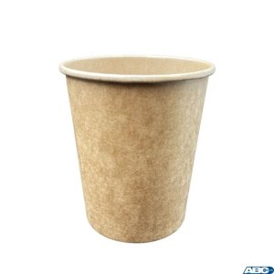 Kubek papierowy KRAFT 250ml brązowy (100) 27253