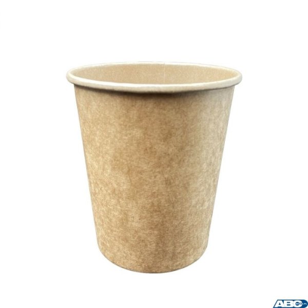 Kubek papierowy KRAFT 250ml brązowy (100) 27253