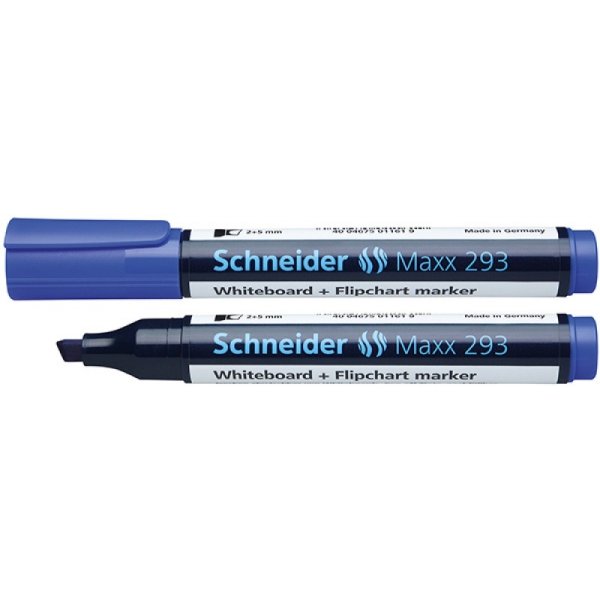 Marker do tablic SCHNEIDER Maxx 293, ścięty, 2-5mm, niebieski