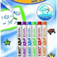 Marker suchościeralny BIC KIDS Mini Velleda Marker Suchościeralny mix Blister 6szt, 8413871