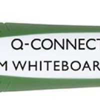 Marker do tablic Q-CONNECT Premium, gum. rękojeść, okrągły, 2-3mm (linia), zielony