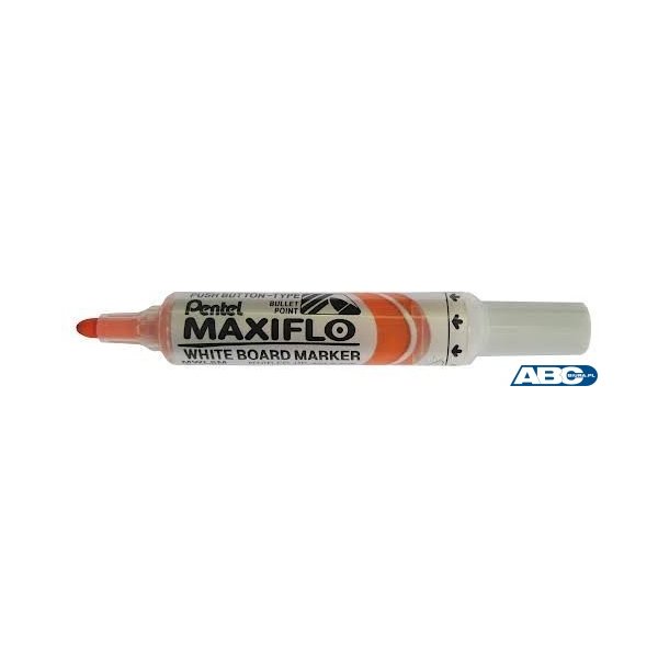 Marker suchościeralny MWL5SF pomarańczowy MAXIFLO PENTEL  (z tłoczkiem)