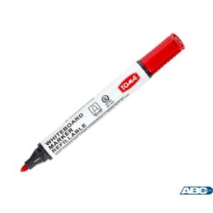 Marker do białych tablic napełnialny ARTLINE, końcówka okrągła, czerwony TO-276 Toma suchościeralny (X)