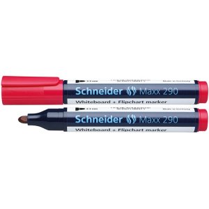 Marker do tablic SCHNEIDER Maxx 290, okrągły, 2-3mm, czerwony