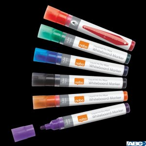 Markery suchościeralne NOBO Liquid Ink różne kolory 1901077