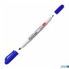 Pisaki 2-stronne do białych tablic TOMA, 2 końcówki cienkie 0,5 i 0,8mm, niebieski TO-270 Toma