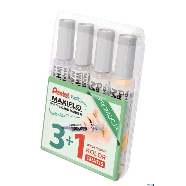 Marker such. MAXIFLO (4) MWL5M-WA4AACFPL PENTEL w etui