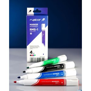 Marker suchościeralny RMS1 4 szt w etui ABCD        RYSTOR