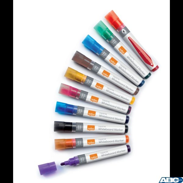 Markery Liquid Ink, różne kolory, 10 szt 1915381