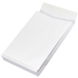 Koperty RBD z taśmą silikonową OFFICE PRODUCTS, HK, B4, 250x353x38mm, 150gsm, 250szt., białe