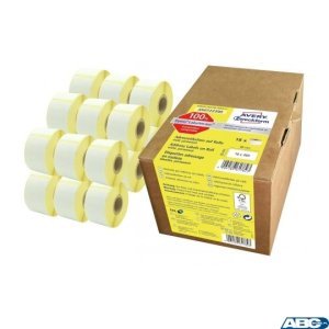 Etykiety adresowe termiczne 36 x 89 mm 18 rolek Avery Zweckform AS0722390