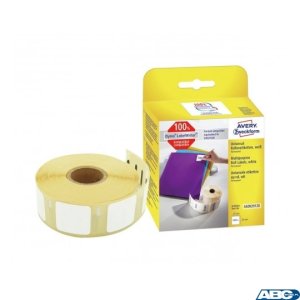 Etykiety uniwersalne termiczne 25 x 25 mm 1 rolka Avery Zweckform AS0929120