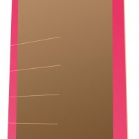 Clipboard DONAU Life, karton, A4, z klipsem, różowy